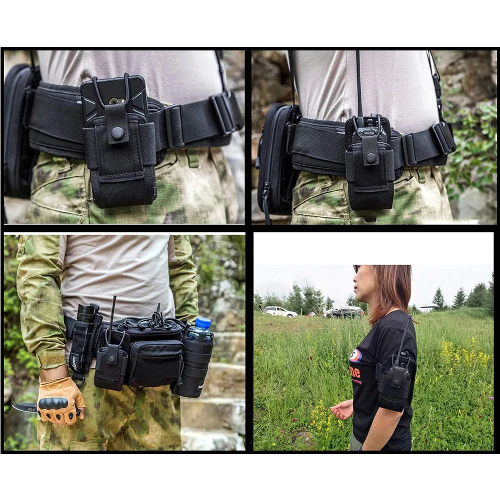 Sac tactique pour talkie-walkie