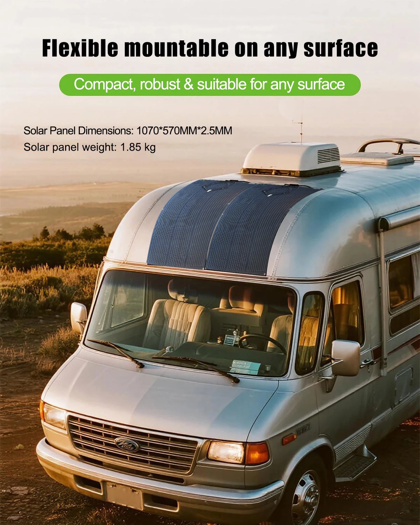 Panneaux solaires flexibles ETFE 120W
