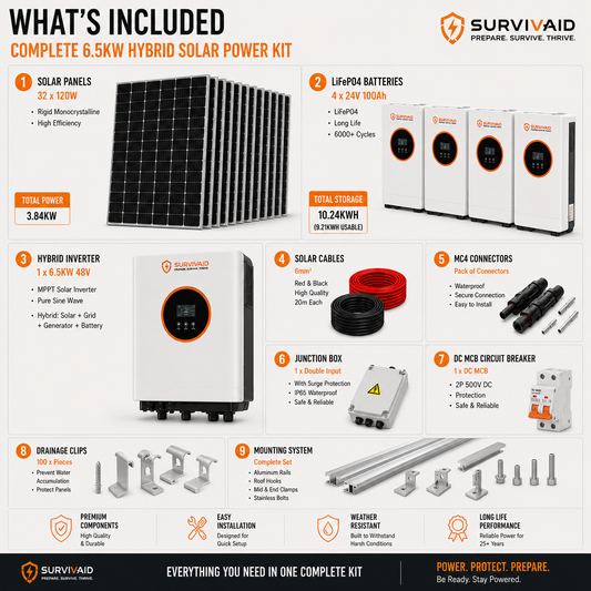 SURVIVAID Home Power Pro 6.5KW