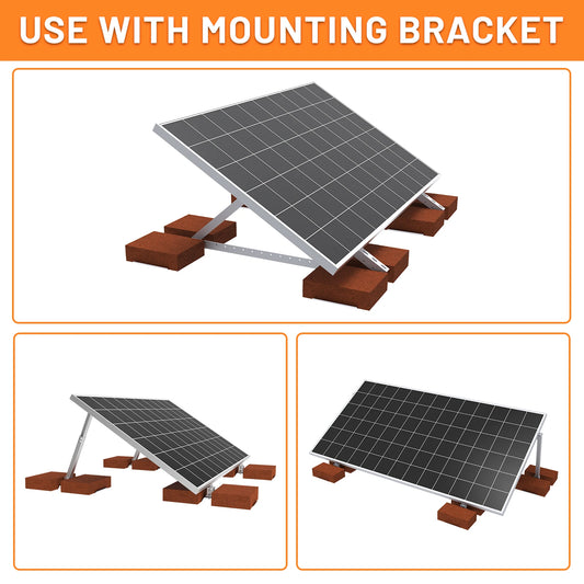 Support panneau solaire réglable en aluminium