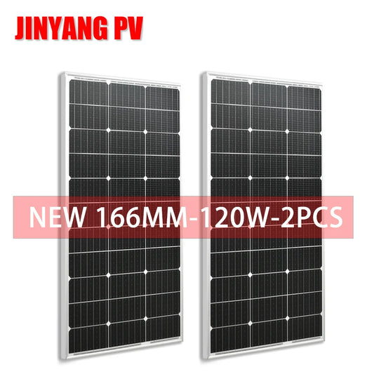 Panneau solaire rigide en verre 120W 240W 360W 480W