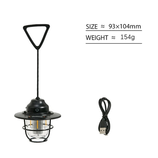 Lanterne de Camping Portable rétro