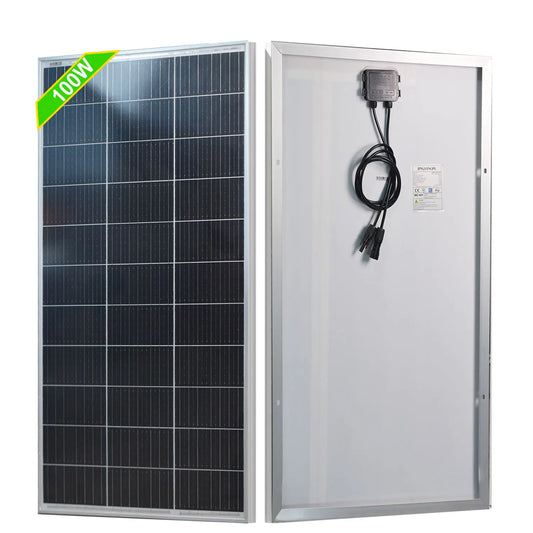 Panneau solaire en verre trempé haute efficacité 100W