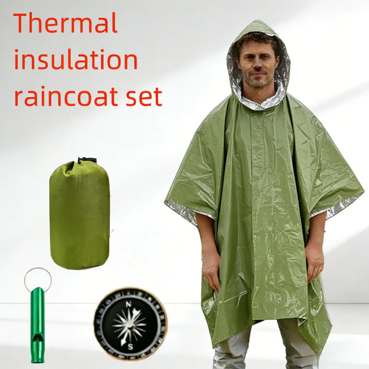 Ensemble de vêtements de pluie d'urgence