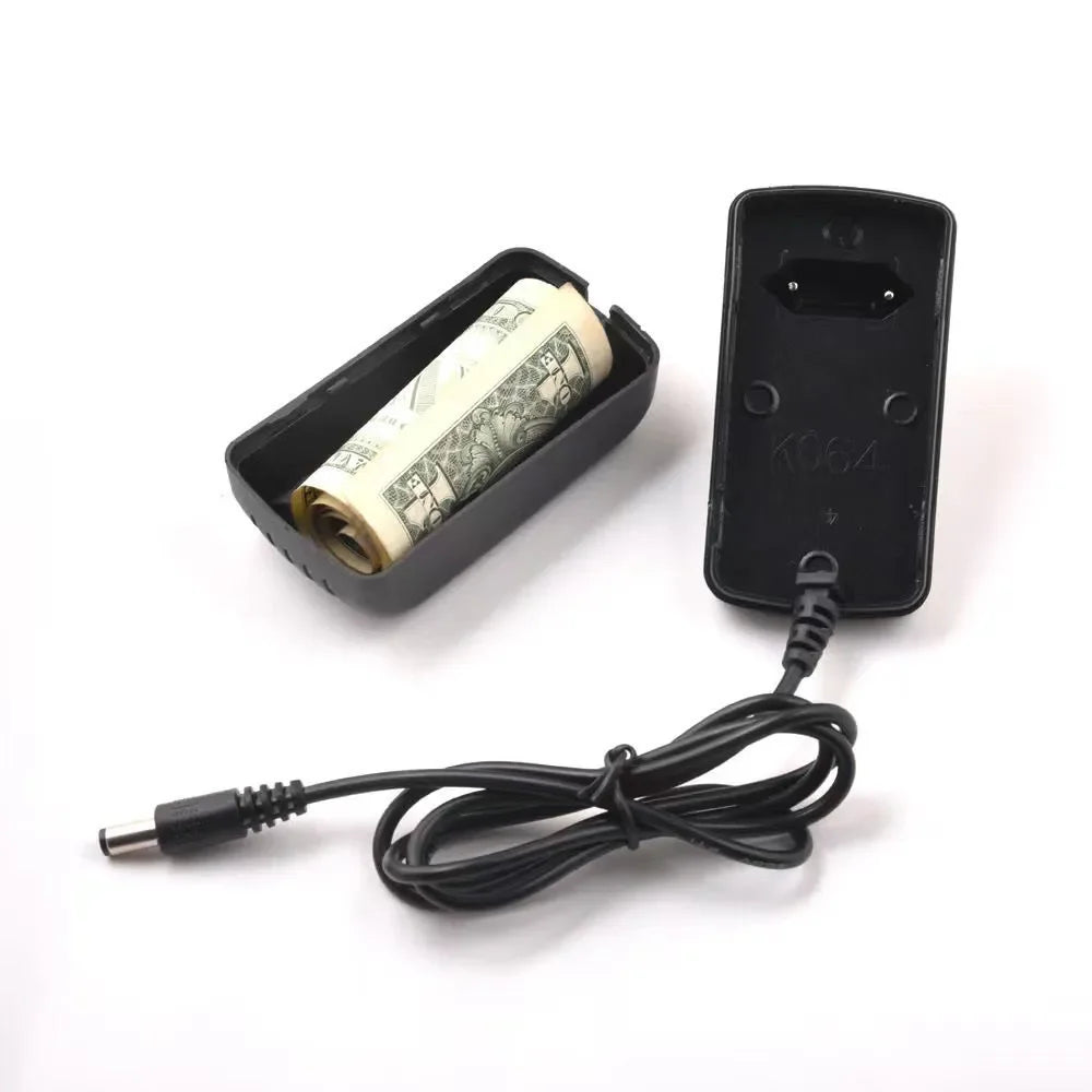 Mini coffre-fort de stockage, adaptateur de charge simulé