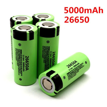 Batterie pour 26650A 3.7V 5000mAh Li-ion rechargeable