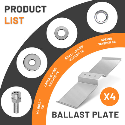 Support panneau solaire réglable en aluminium