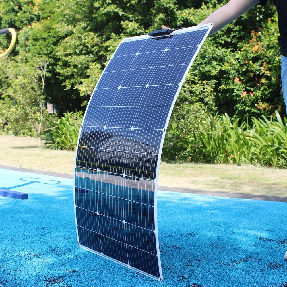 Panneau solaire Flexible 18V 100W, 200W 300W
