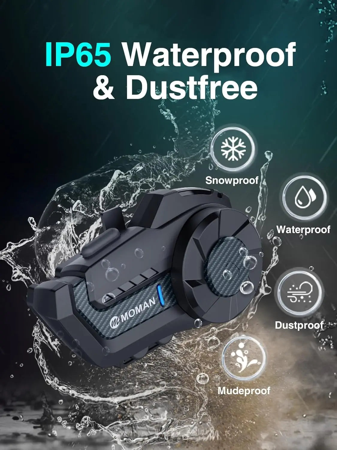 Casque Bluetooth, système de Communication sans fil 5.1, Radio 1000M