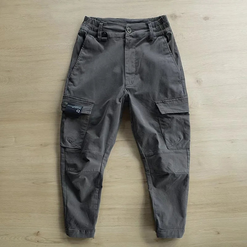 Pantalon de travail ample en coton pour homme