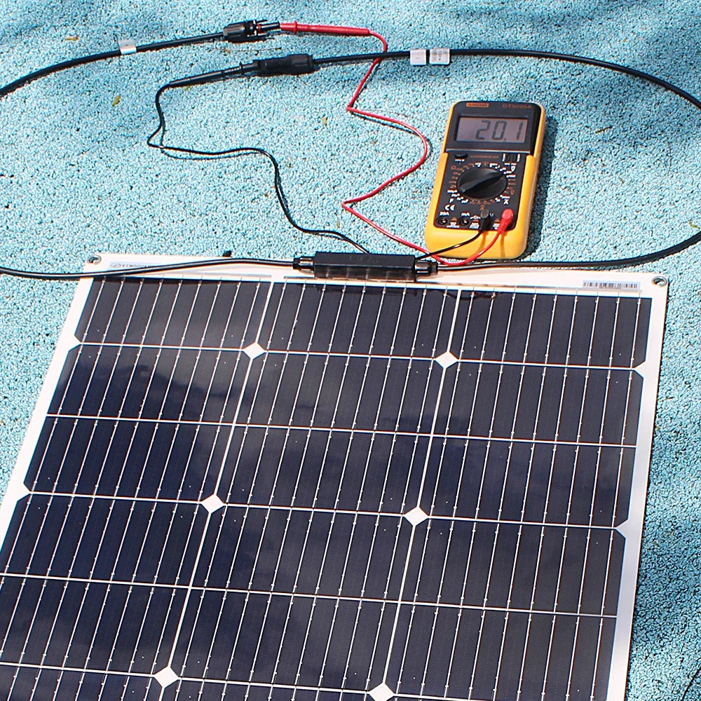 Panneau solaire Flexible 18V 100W, 200W 300W