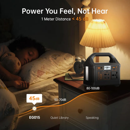 Station d'alimentation portable 100W 200W 500W avec batterie LiFePO4