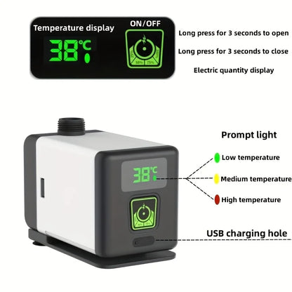 Douche électrique portable, pompe intelligente intégrée rechargeable