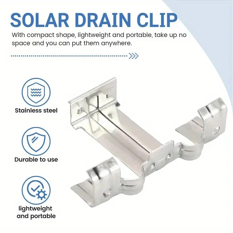 Clips de Drainage pour panneaux solaires 100/50/30 pièces