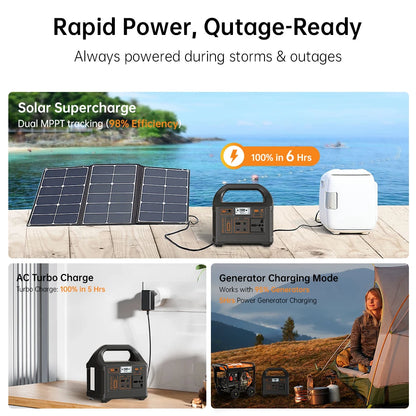 Station d'alimentation 200W, générateur solaire
