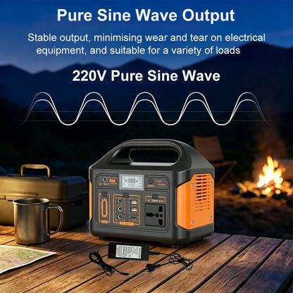 Station d'alimentation portable 100W 200W 500W avec batterie LiFePO4