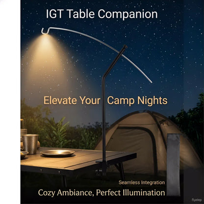 Support de lampe de camping ultraléger avec réglage à 360°