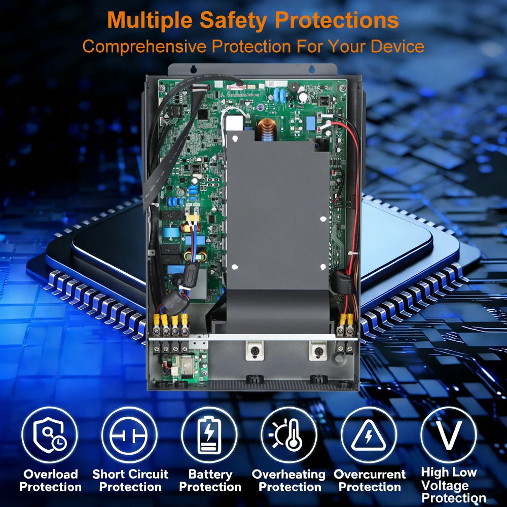 Convertisseur hybride 4KW avec surveillance WiFi