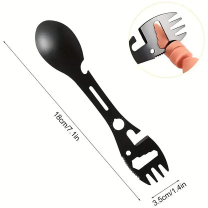 Fourchette d'extérieur cuillère outil de Camping
