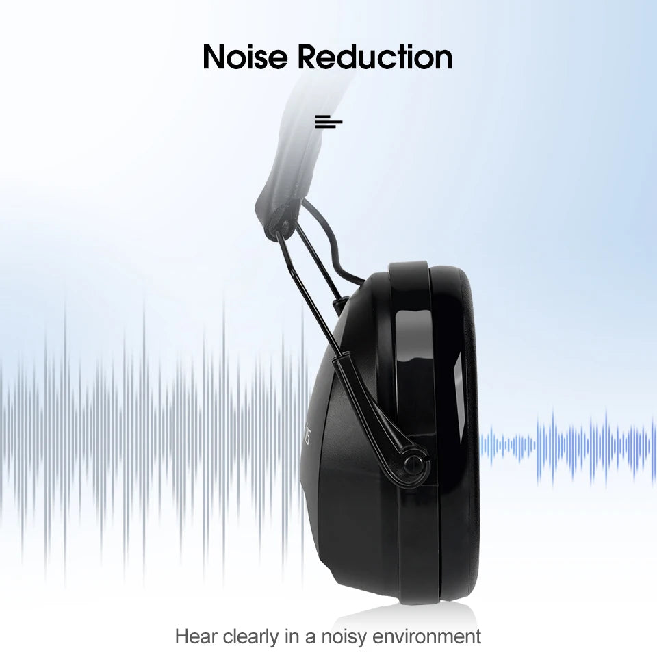 Casque réduction du bruit Microphone à flèche rotative pour Baofeng