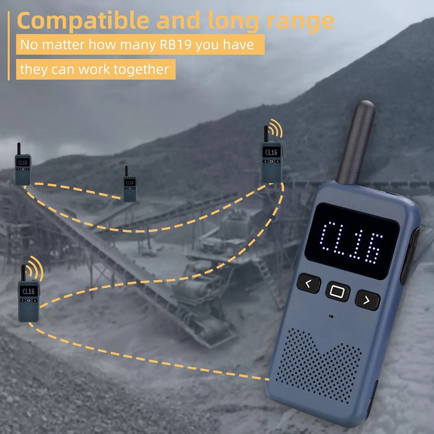 Talkies-walkies communication longue portée