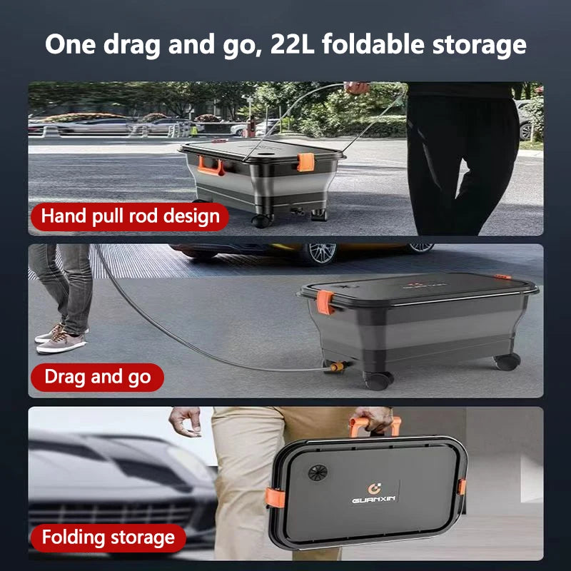 Réservoir d'eau pliant de 22l