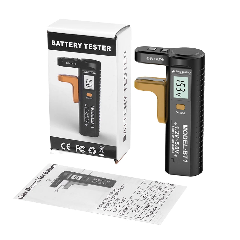 Testeur de batterie numérique LCD