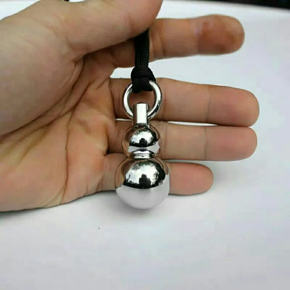 Collier pendentif brise-vitre en acier inoxydable