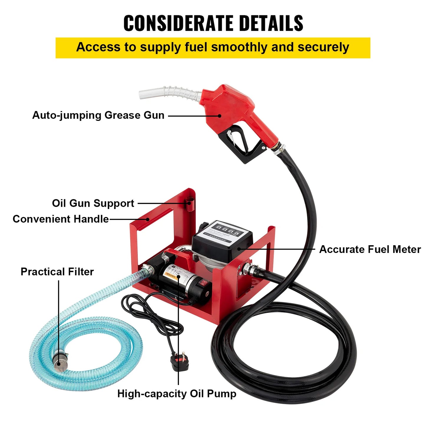 220V 155W Diesel Kerosene Fuel Transfer Pump
