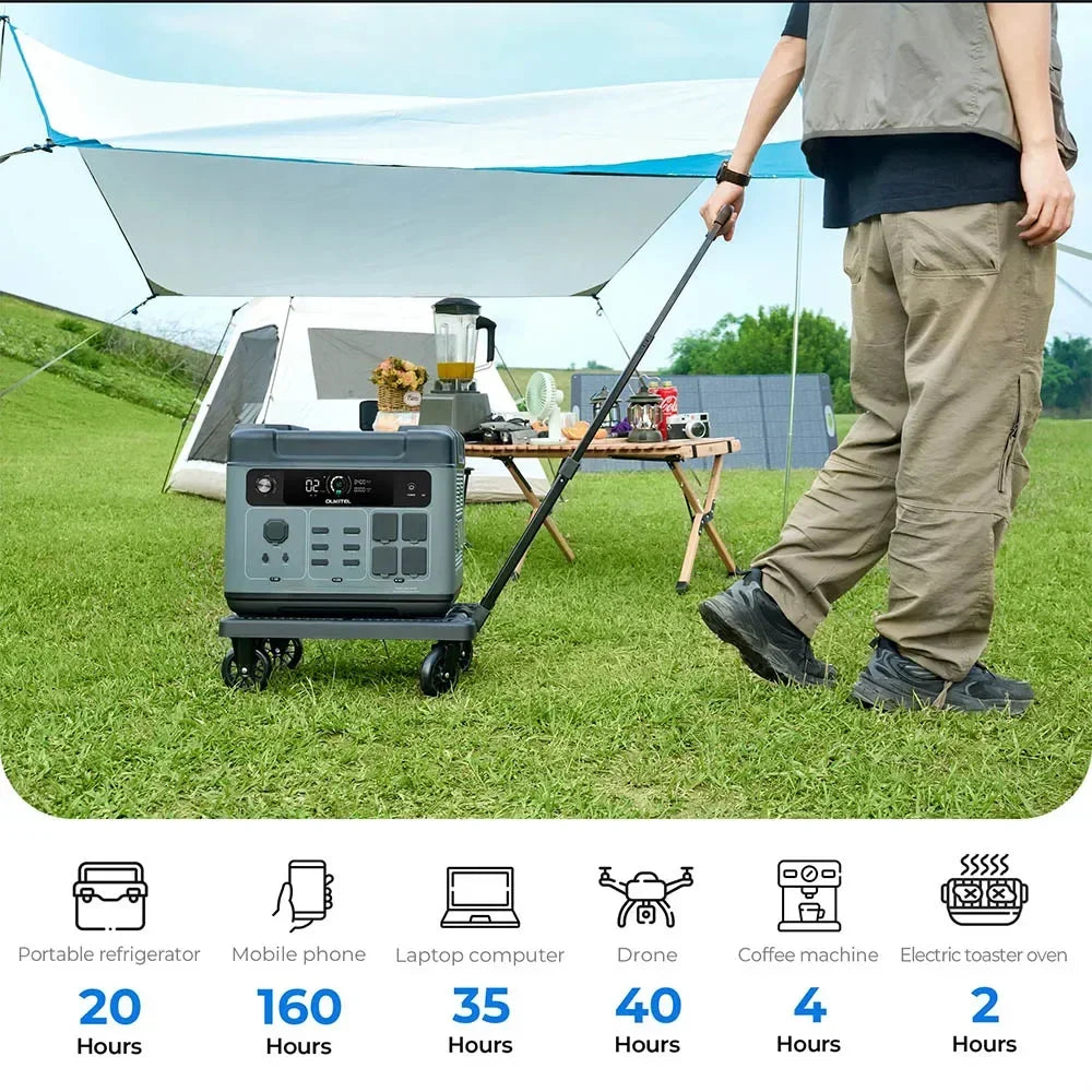 Station d'alimentation portable 2400W – 2048Wh LiFePO4