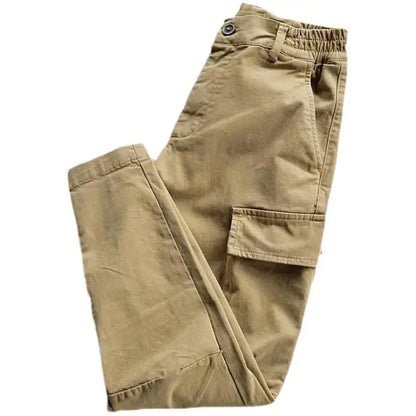 Pantalon de travail ample en coton pour homme