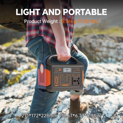 Centrale électrique Portable 500W générateur solaire LiFePo4 Batteries 220V 460Wh