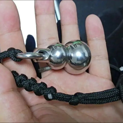 Collier pendentif brise-vitre en acier inoxydable