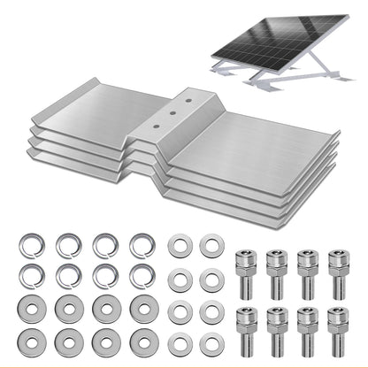 Support panneau solaire réglable en aluminium