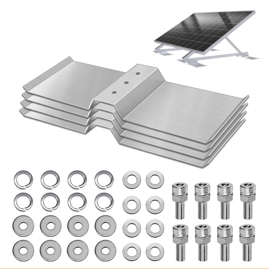 Support panneau solaire réglable en aluminium