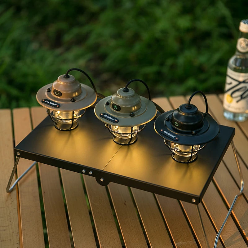 Lanterne de Camping Portable rétro