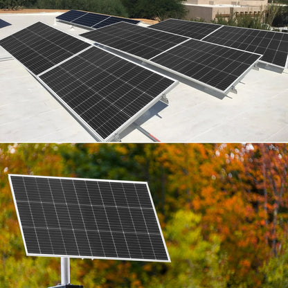 Panneau Solaire Rigide 120W 18V — Monocristallin Type N, 24%, 1 à 10 Pièces (120W à 1200W)