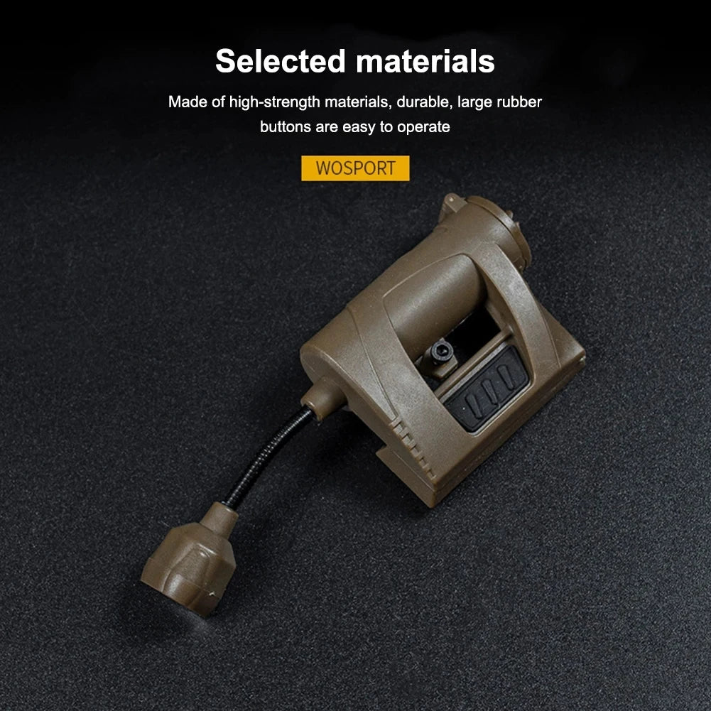 Lampe de poche LED 3 modes, éclairage de nuit extérieur pour la chasse au laser,