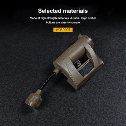 Lampe de poche LED 3 modes, éclairage de nuit extérieur pour la chasse au laser,
