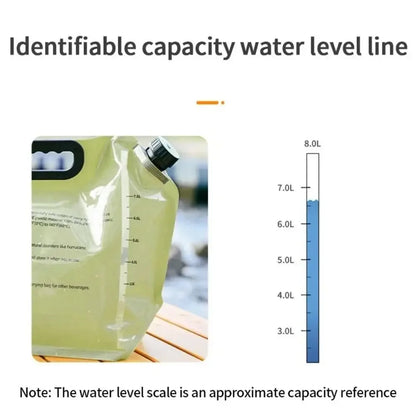 Sac à eau de grande capacité pour l'extérieur 8L