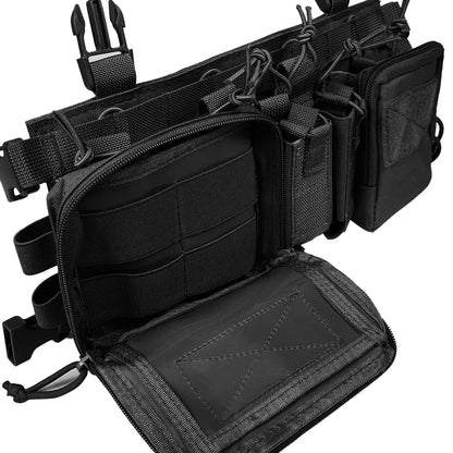 Gilet de poitrine tactique, sac de plate-forme, gilet d'entraînement sur le terrain, sangle de Camouflage multifonctionnelle avec multi-poches, Camping en plein air, Pack de Match CS