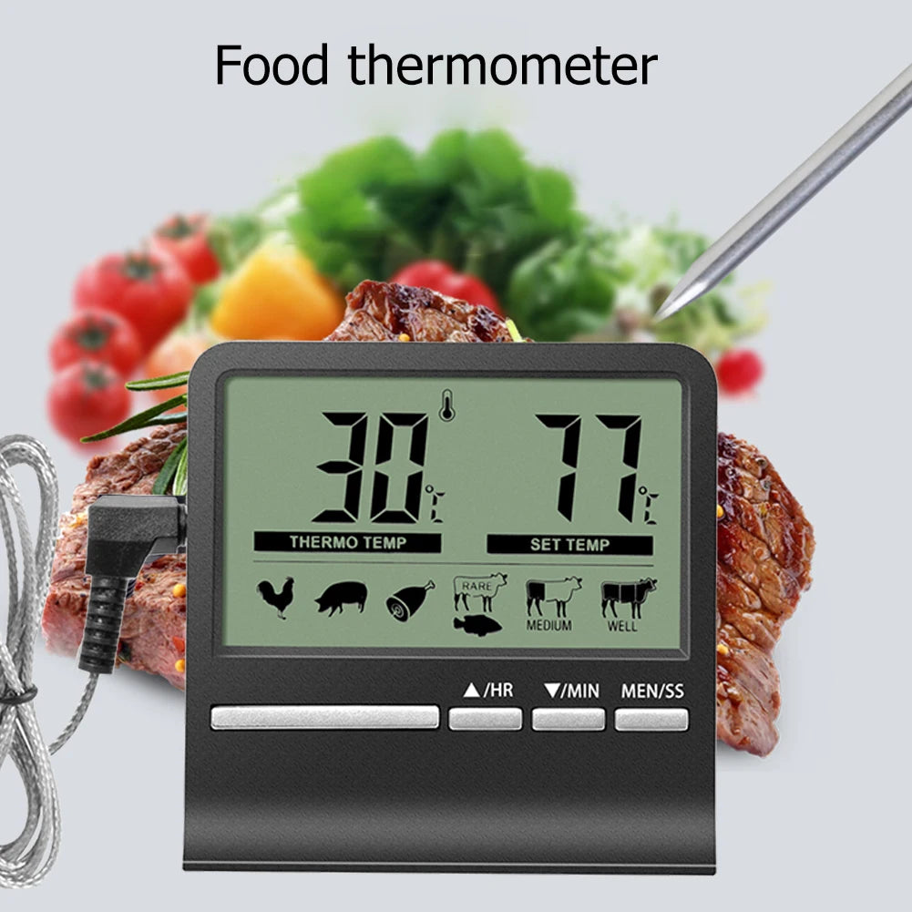 Sonde numérique LCD électronique pour barbecue