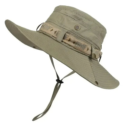 Chapeau d'été à large bord pour hommes, Protection UV