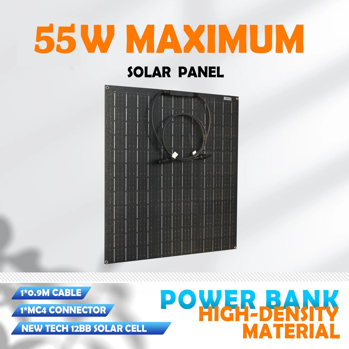 Panneau solaire 18V 55W