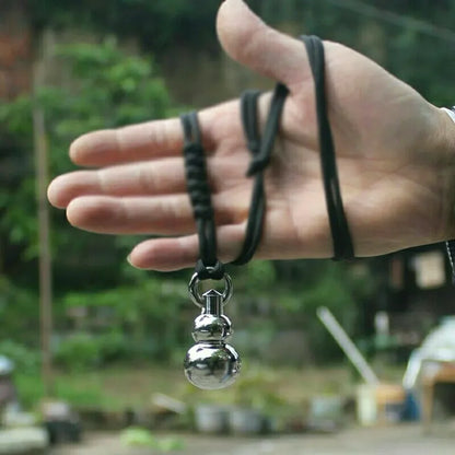 Collier pendentif brise-vitre en acier inoxydable