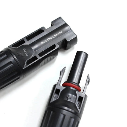 Câble PV pour panneau solaire noir/rouge, évalué 2,5 mm2 4 mm2 avec connecteur étanche