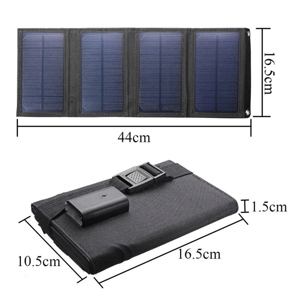 Panneau solaire pliable USB Portable