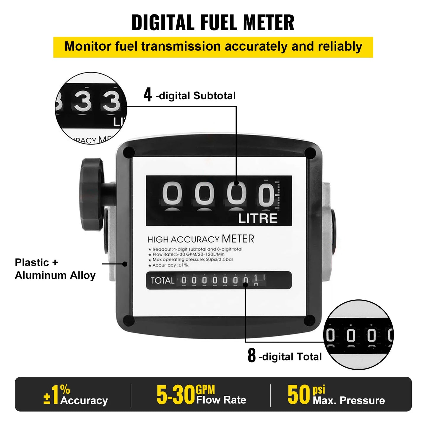220V 155W Diesel Kerosene Fuel Transfer Pump