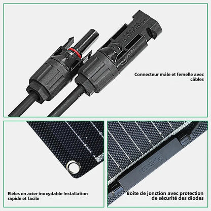 Panneau solaire Flexible ETFE haute efficacité monocristallin 100W 200W 300W 400W
