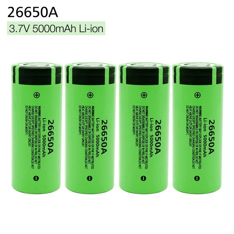 Batterie pour 26650A 3.7V 5000mAh Li-ion rechargeable